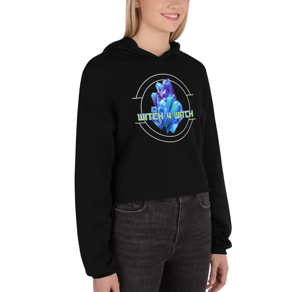 Witch4Witch Crop Hoodie Love & Anger - Clothing and Kitsch