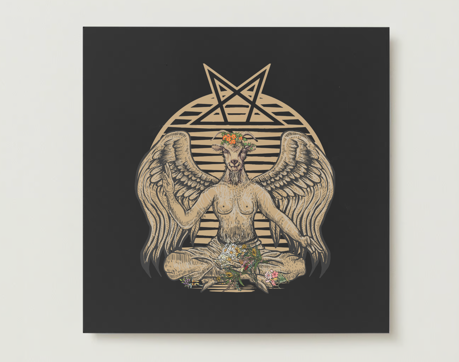Holiday Card "Happy Holidays & Hail Satan" Love & Anger - Clothing and Kitsch LLC