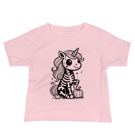 'Skelicorn' Jersey Short Sleeve Baby Tee - Love & Anger Clothing and Kitsch