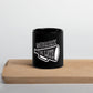 'Sorry I'm Late' Black Glossy Mug Love & Anger Clothing and Kitsch