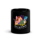 'Love and Protect Trans People' Black Glossy Mug