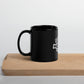 'Sorry I'm Late' Black Glossy Mug Love & Anger Clothing and Kitsch