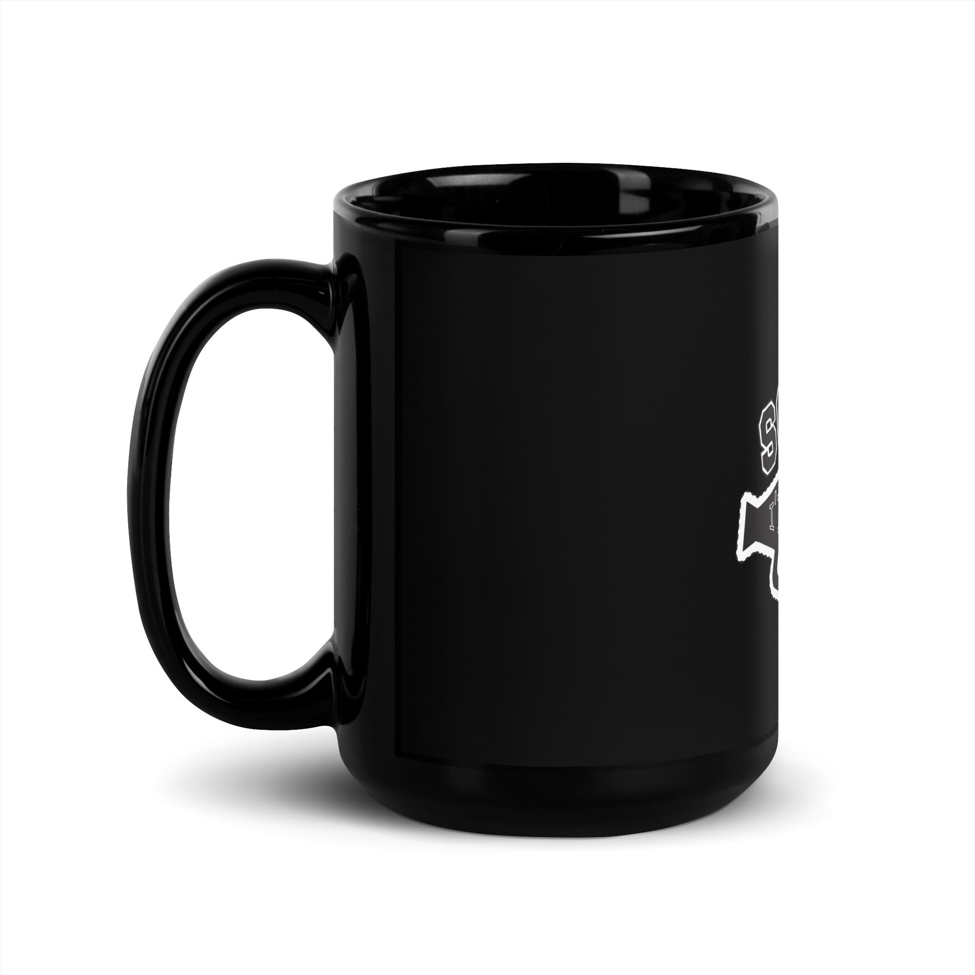 'Sorry I'm Late!' Black Mug (11oz or 13 oz) Love & Anger Clothing and Kitsch
