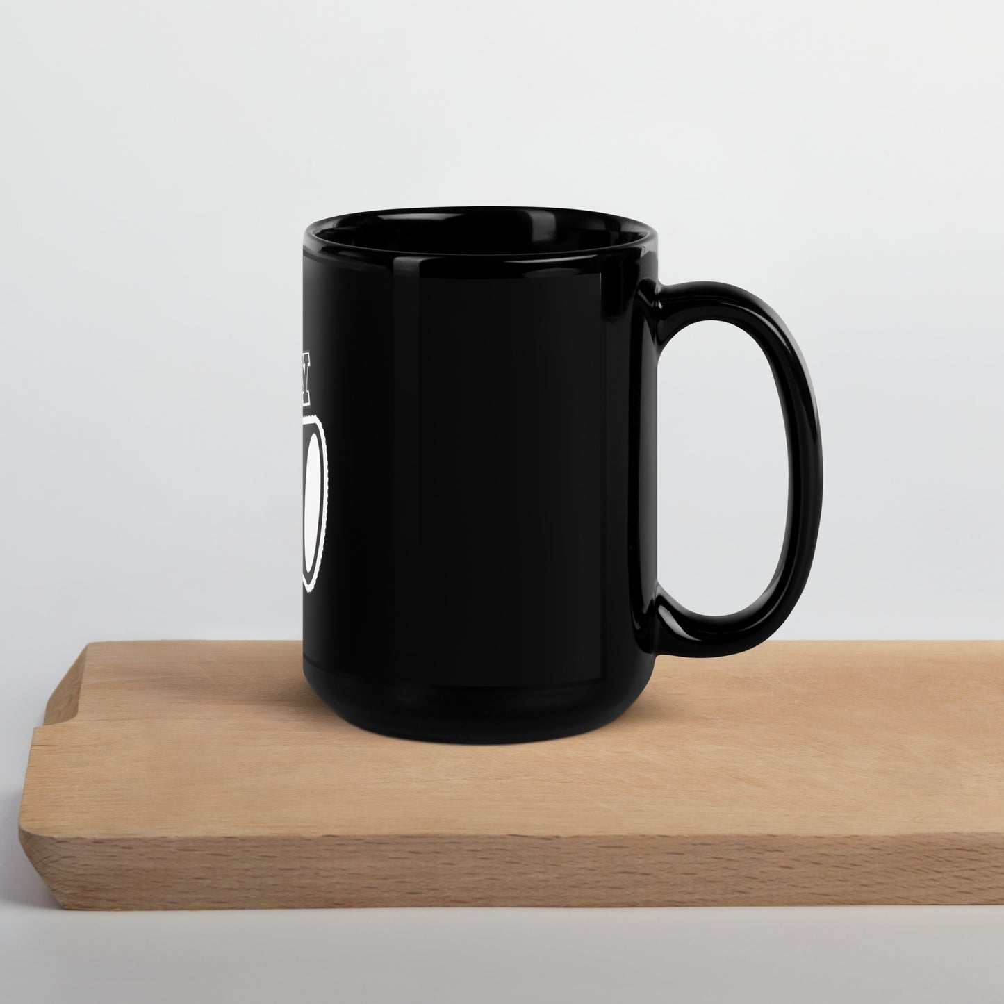 'Sorry I'm Late' Black Glossy Mug Love & Anger Clothing and Kitsch
