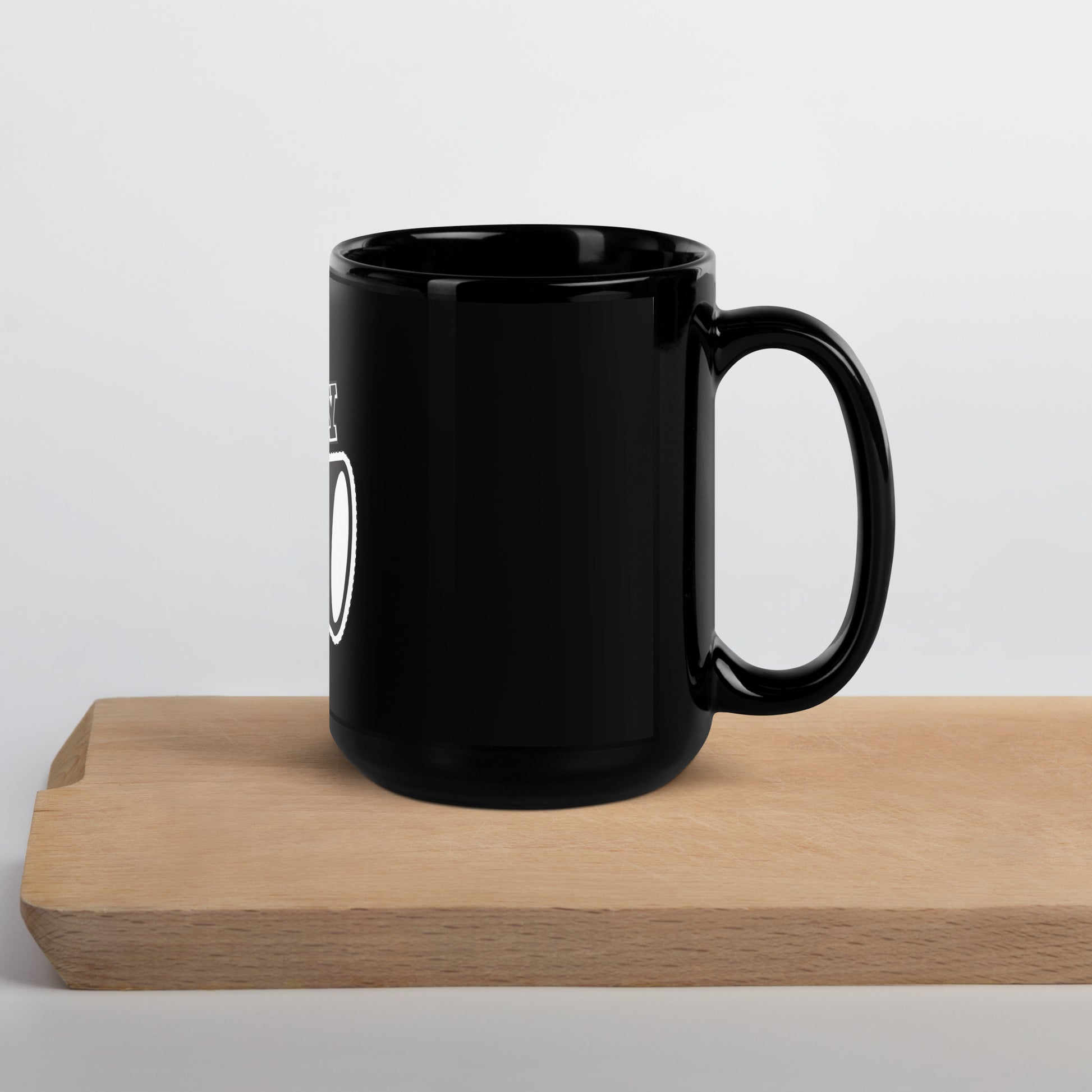 'Sorry I'm Late' Black Glossy Mug Love & Anger Clothing and Kitsch