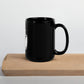 'Sorry I'm Late' Black Glossy Mug Love & Anger Clothing and Kitsch