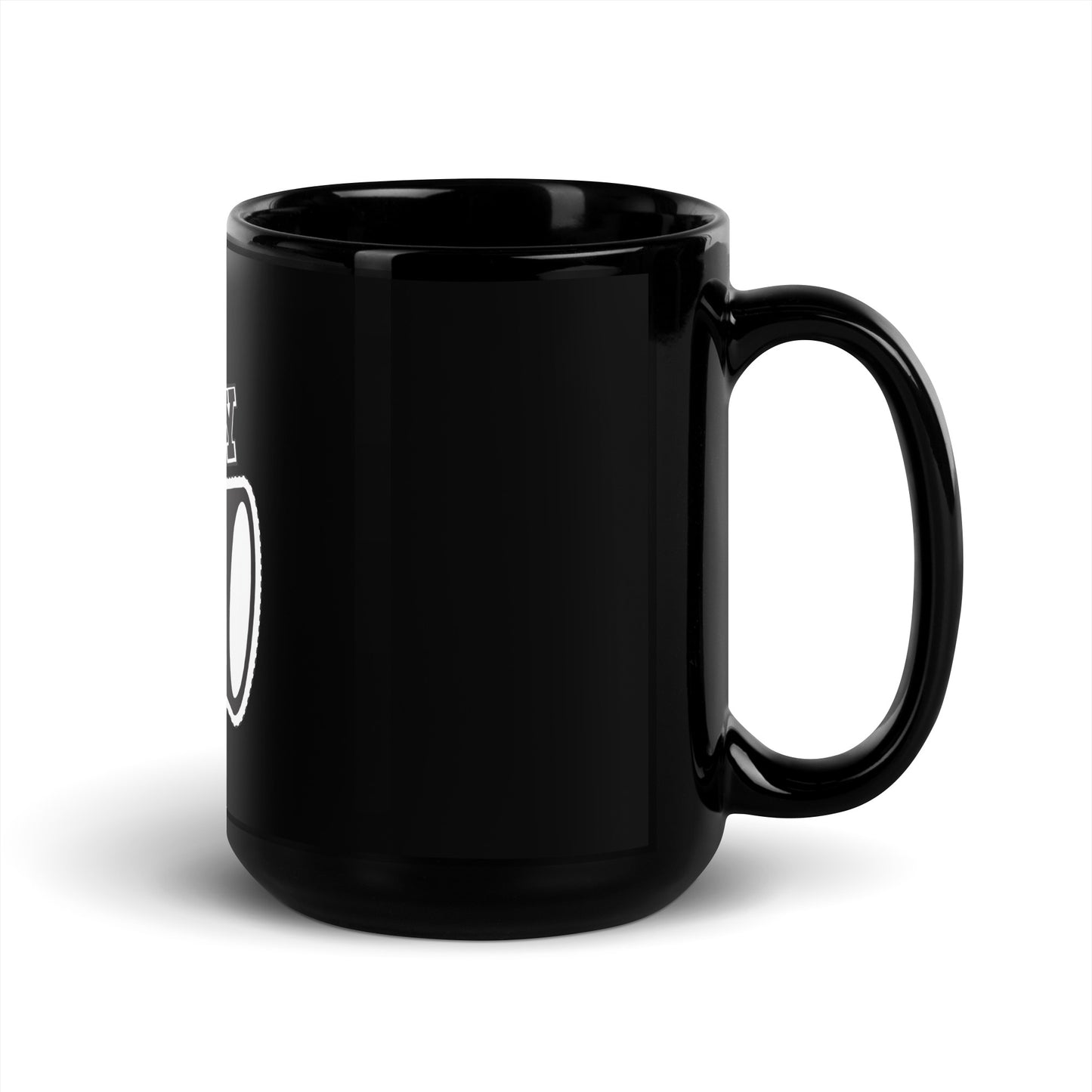 'Sorry I'm Late!' Black Mug (11oz or 13 oz) Love & Anger Clothing and Kitsch