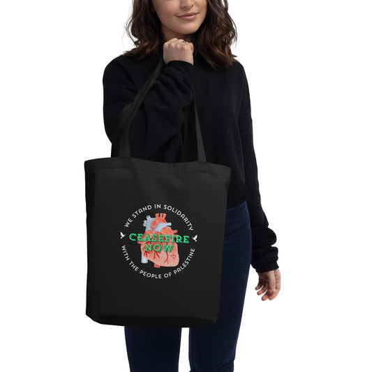 'Ceasefire Now' Eco Tote Bag Love & Anger Clothing and Kitsch