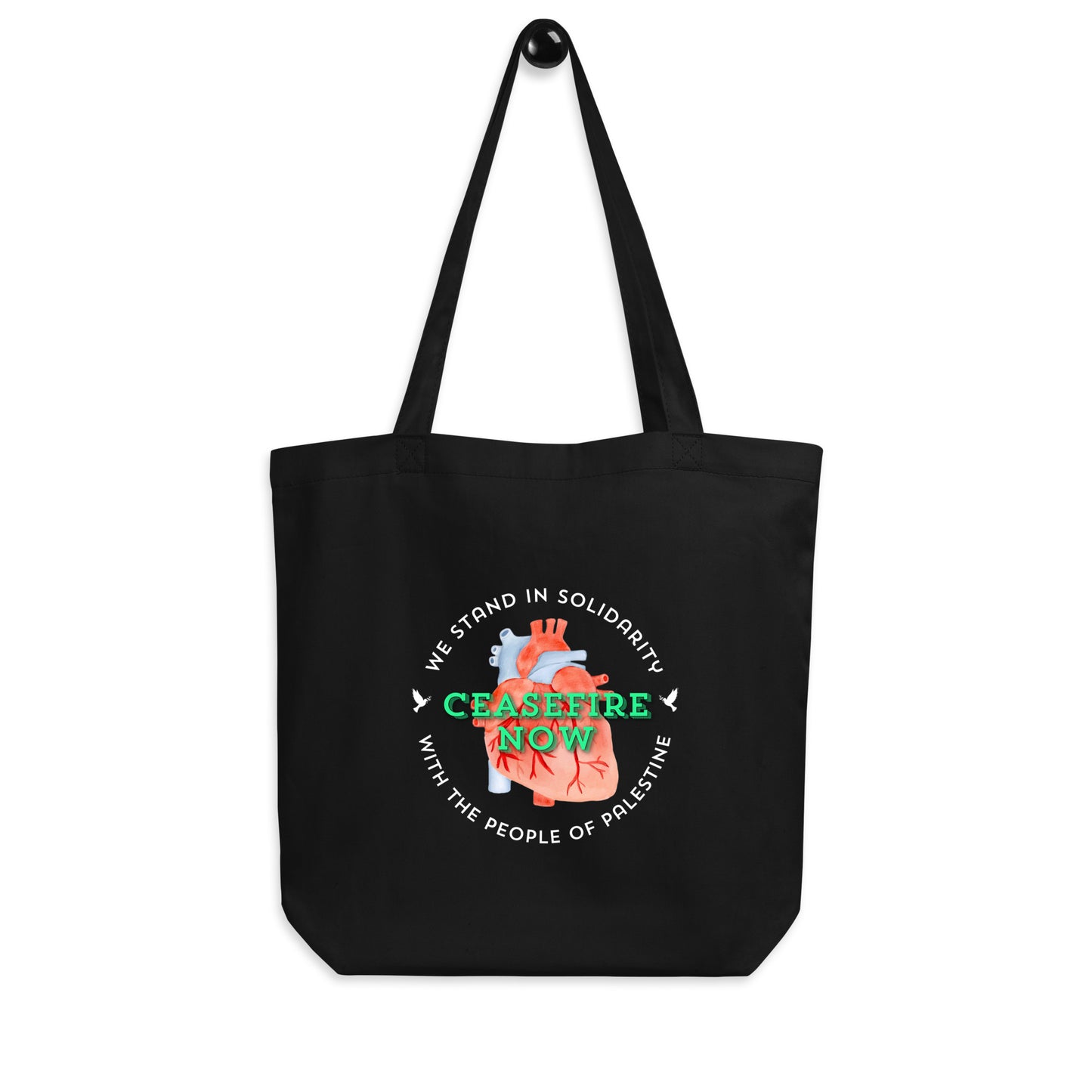 'Ceasefire Now' Eco Tote Bag Love & Anger Clothing and Kitsch