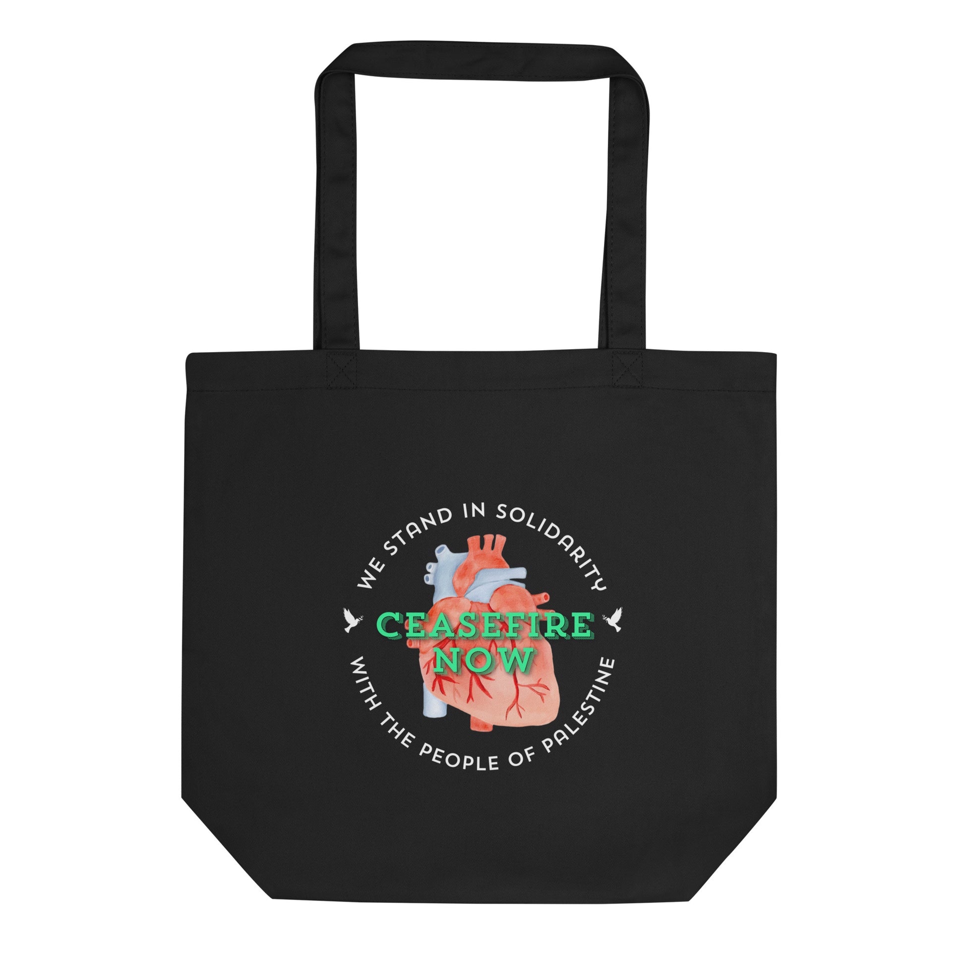 'Ceasefire Now' Eco Tote Bag Love & Anger Clothing and Kitsch