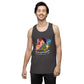 "Loe & Protect Trans People" Premium unisex tank top Love & Anger Clothing and Kitsch