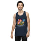 "Loe & Protect Trans People" Premium unisex tank top Love & Anger Clothing and Kitsch