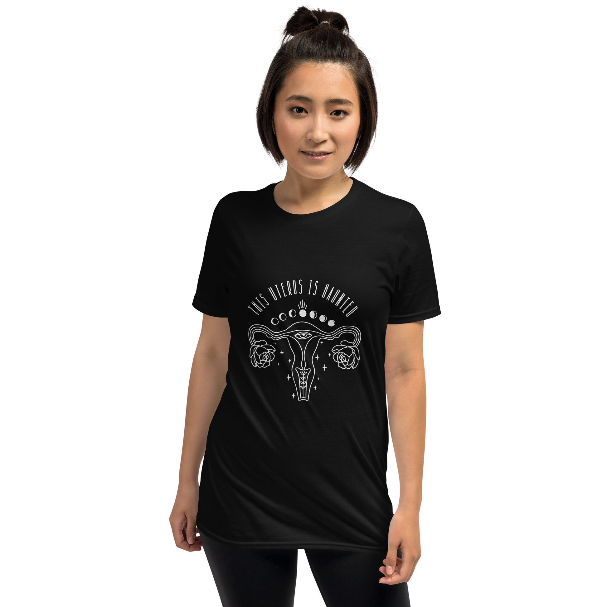 This Uterus is Haunted Unisex T-Shirt Love & Anger - Clothing and Kitsch