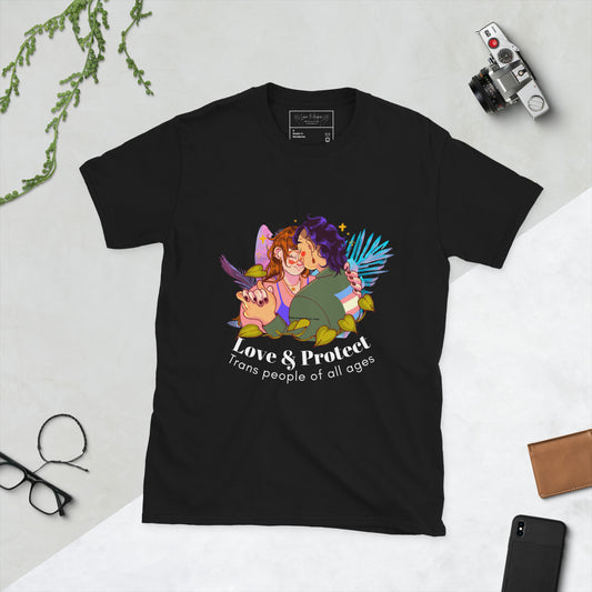 "Love & Protect Trans People" Premium Unisex T-Shirt