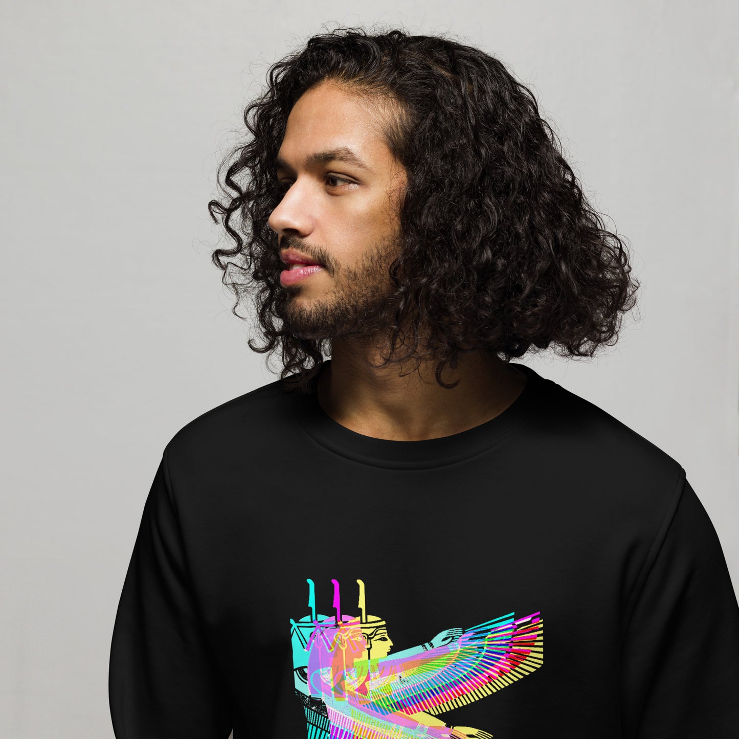 "Psychedelic Isis" Unisex Organic Sweatshirt