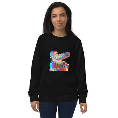 "Psychedelic Isis" Unisex Organic Sweatshirt