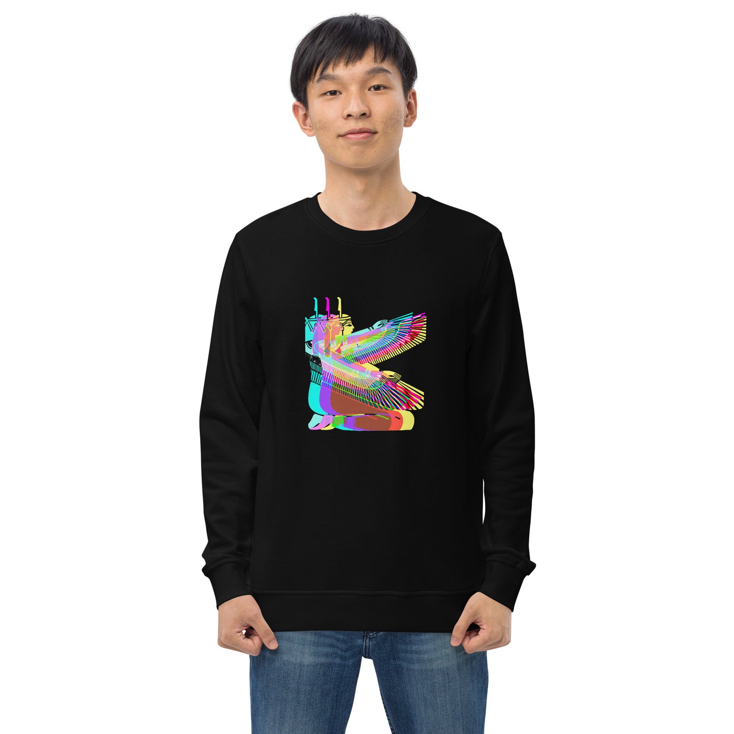 "Psychedelic Isis" Unisex Organic Sweatshirt