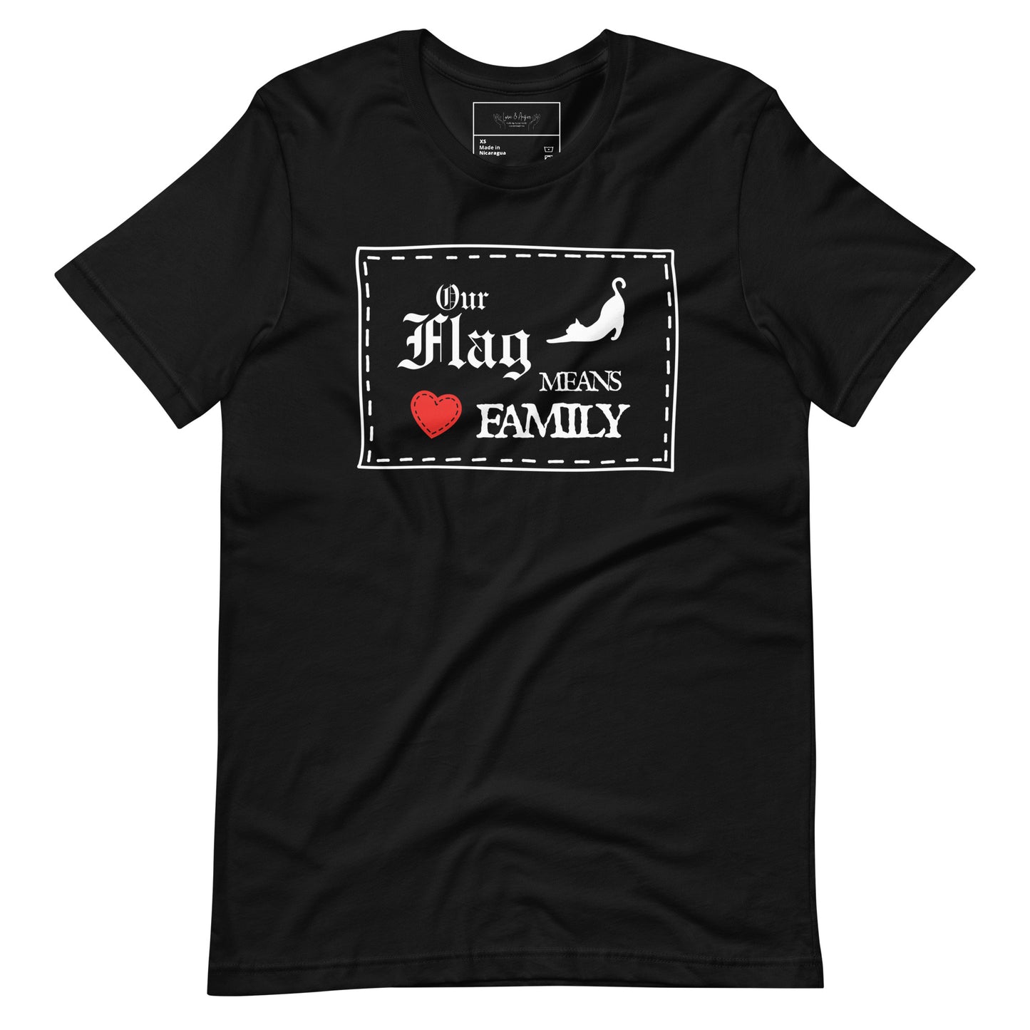 'Our Flag Means Family' Unisex Staple Eco T-shirt