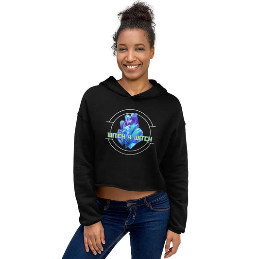 Witch4Witch Crop Hoodie Love & Anger - Clothing and Kitsch