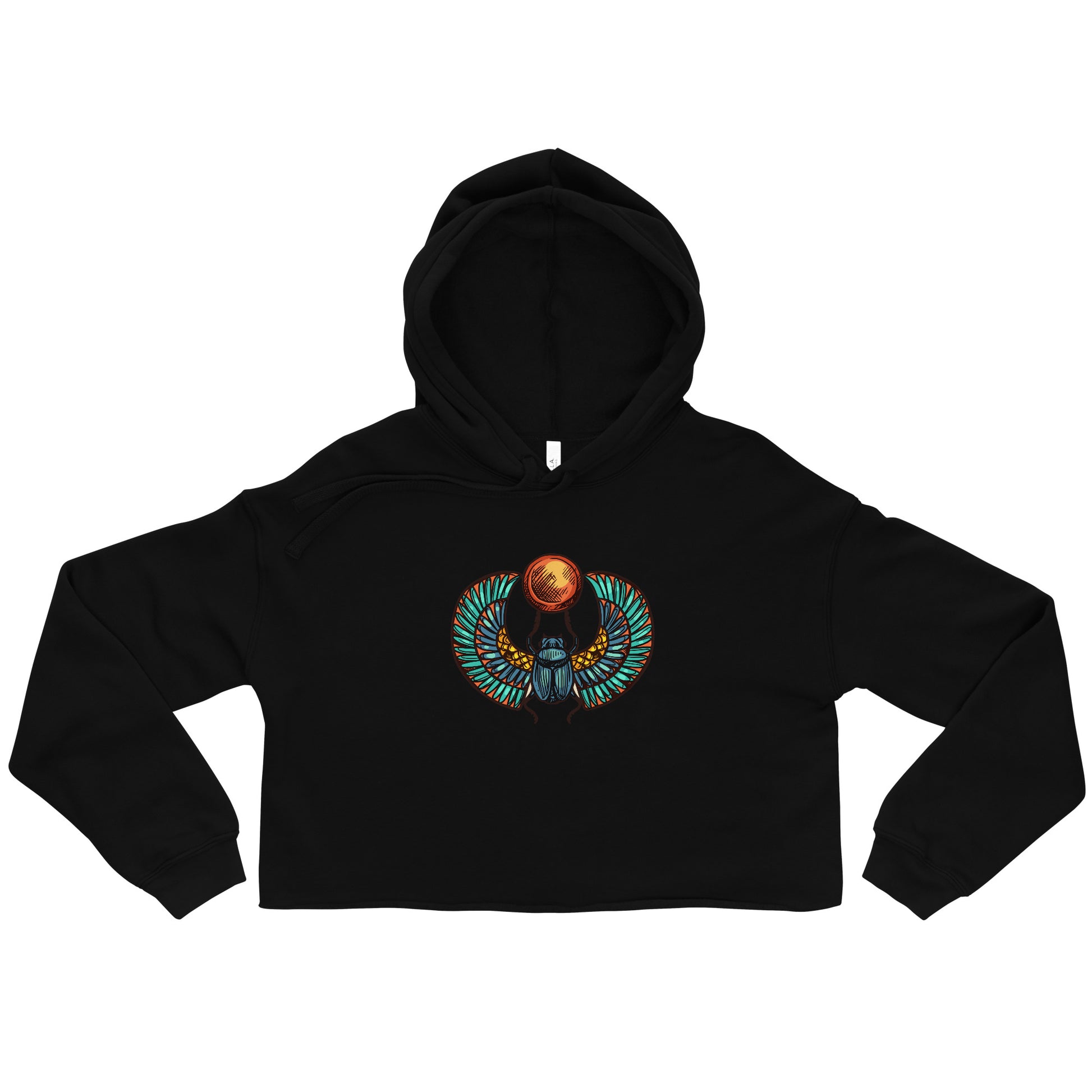 Scarab Bella + Canvas Crop Hoodie Love & Anger Clothing and Kitsch