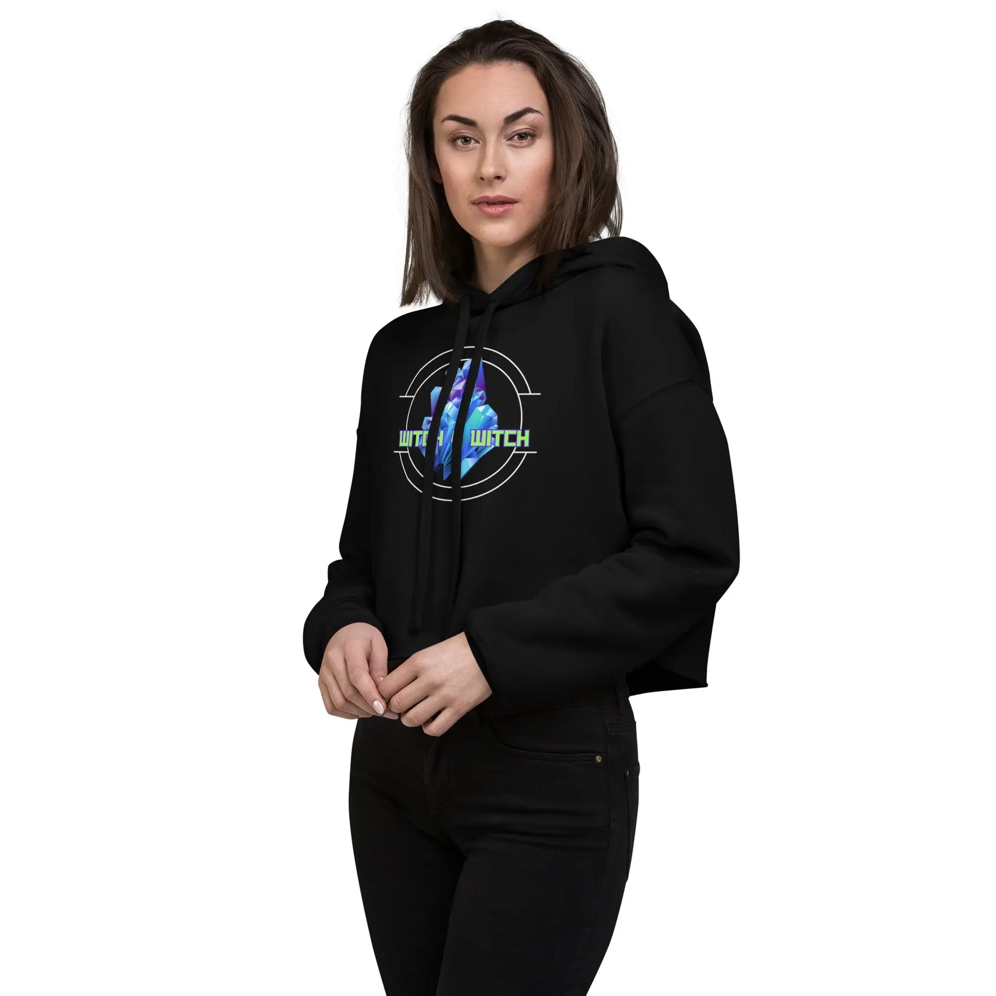 Witch4Witch Crop Hoodie Love & Anger - Clothing and Kitsch