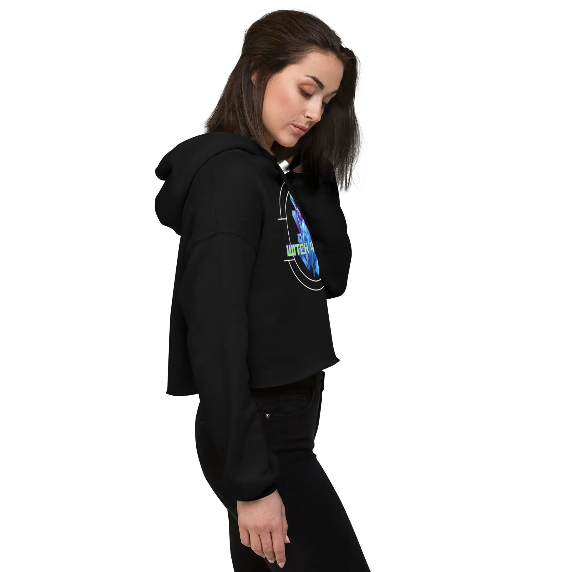 Witch4Witch Crop Hoodie Love & Anger - Clothing and Kitsch