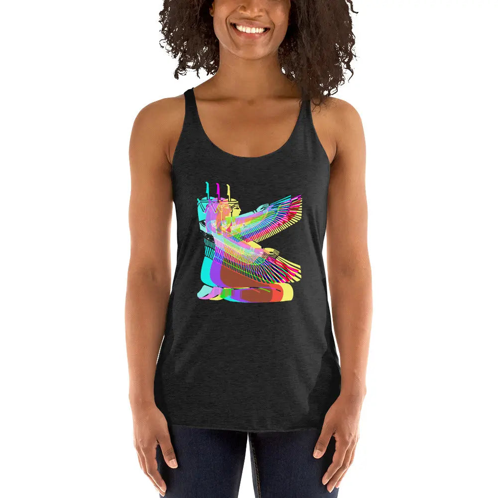 Psychedelic Isis Racerback Tank Love & Anger - Clothing and Kitsch